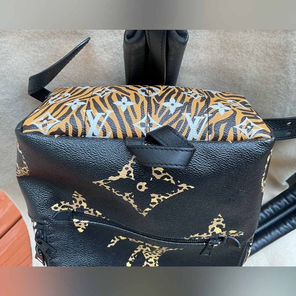 Louis Vuitton Monogram Jungle Palm Springs PM Leopard Backpack​​ - Picture 9 of 15